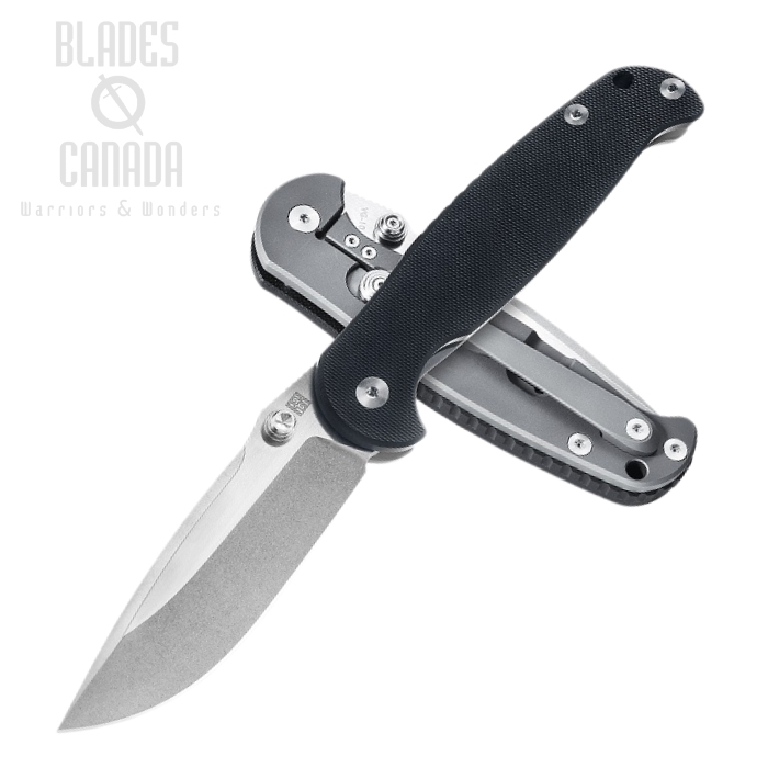 Real Steel S6 Framelock Folding Knife, Stonewash VG10, Titanium/G10, 9432